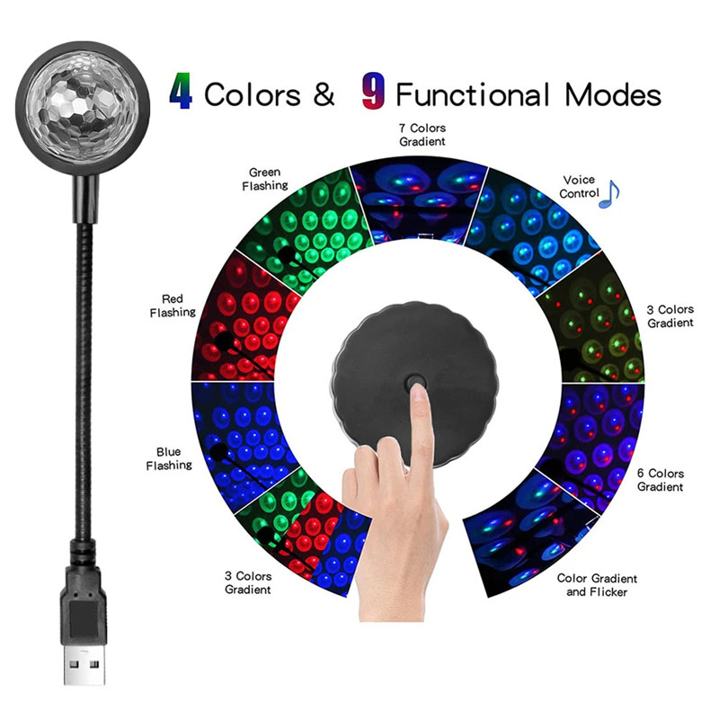 Planetarium Projector Home - LED Car Galaxy Projector Light -