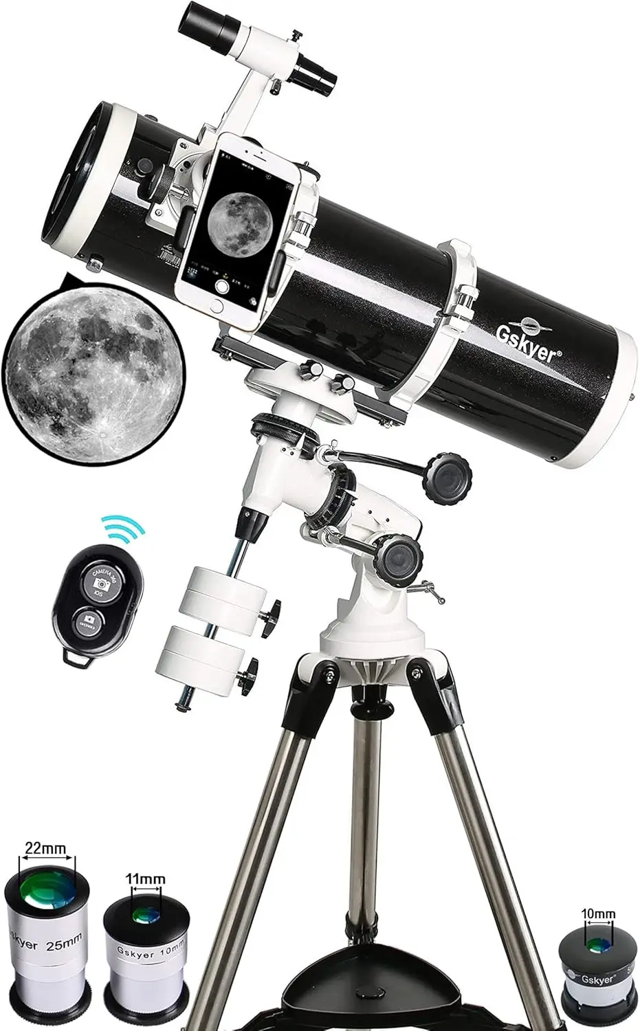 Telescope Reflector 130 - BestsellerTelescope, 130EQ Professional Astronomical Reflector Telescope,