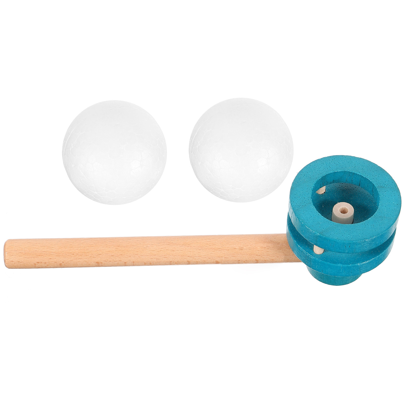 Science Toy - 1Pcs Wooden Blowing Ball Floating Blower