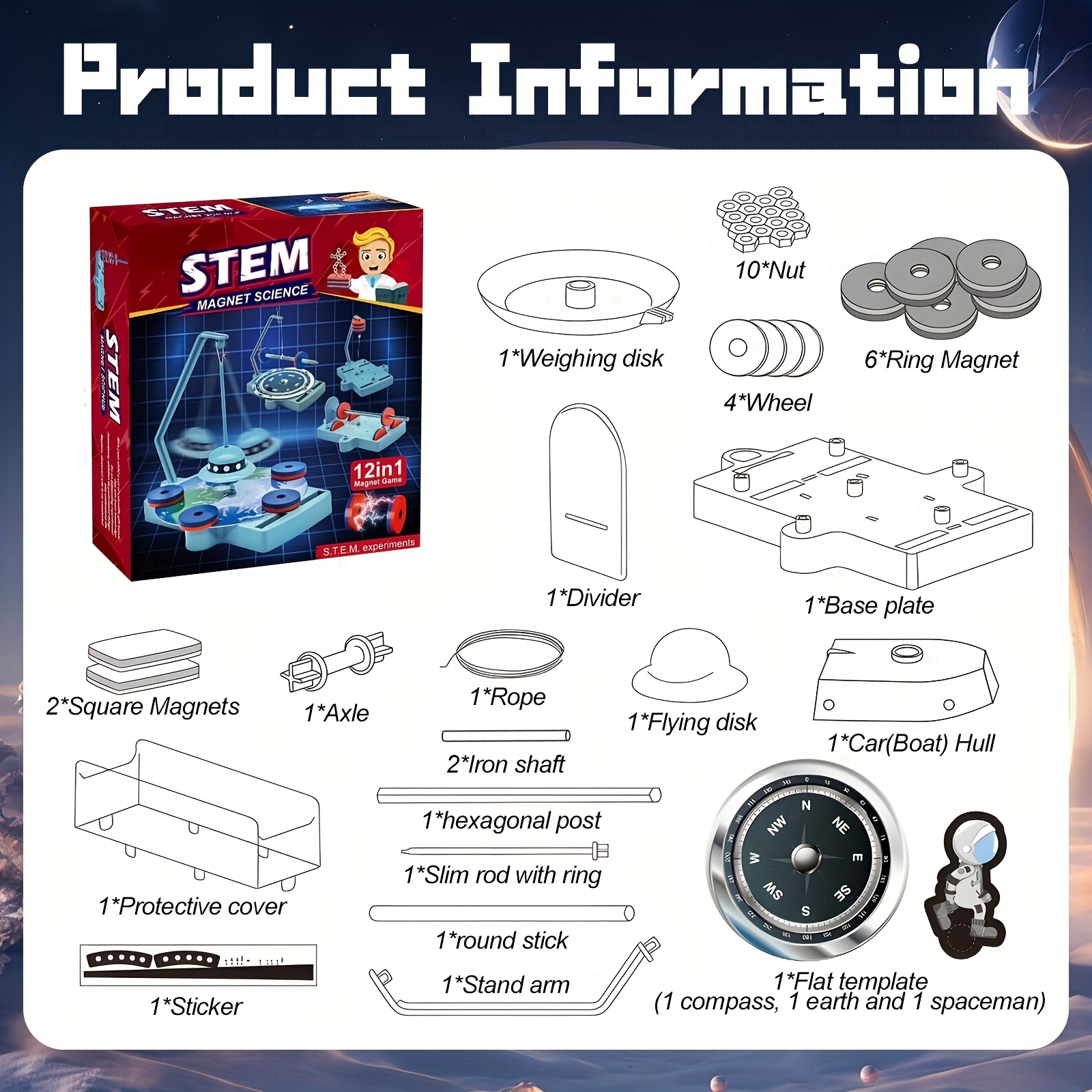 STEM Physics Kit – 12-in-1 Ant - Science Project Kit incelemesi ve fiyatı