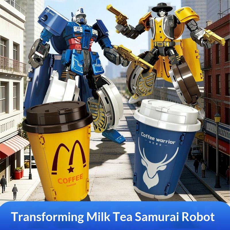 Transforming toy milk tea warr - Science Robot incelemesi ve fiyatı