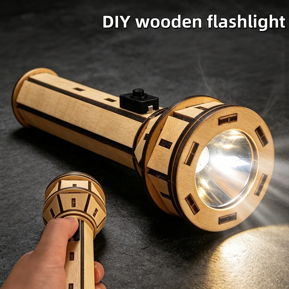 Wooden DIY Flashlight Puzzle K - Science Project Kit incelemesi ve fiyatı