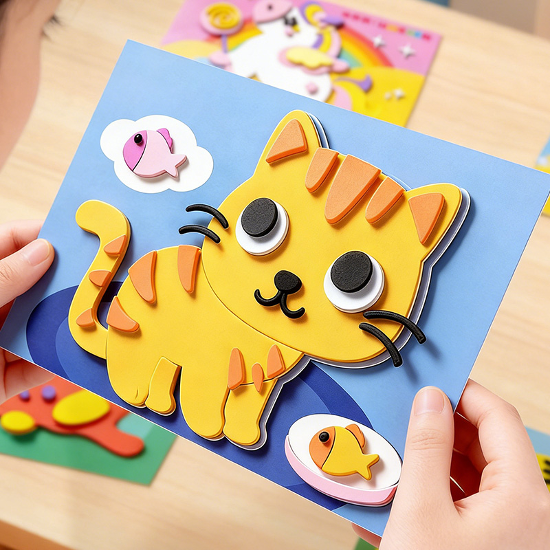 Children's 3D Stickers, 10 Ran - Science Toys Diy incelemesi ve fiyatı