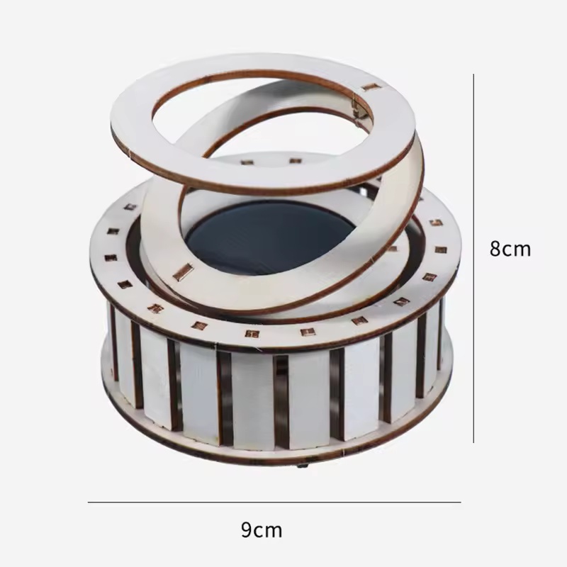 1 PCS DIY Solar Double Ring Ma - Science Toys Diy incelemesi ve fiyatı