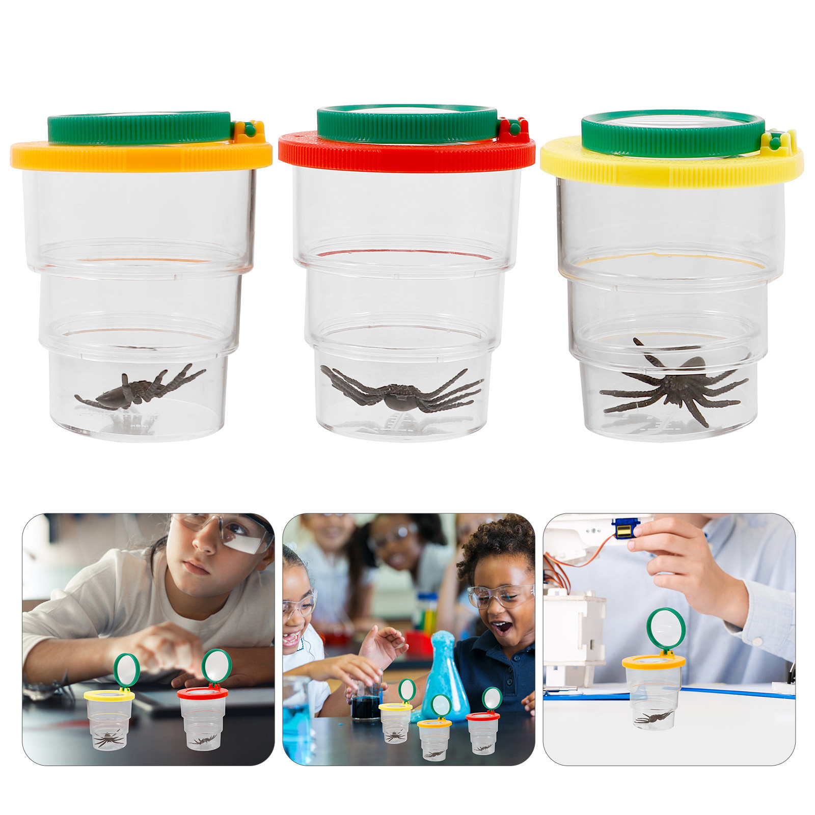 3Pcs Magnifying Insect Observa - Science Toy incelemesi ve fiyatı