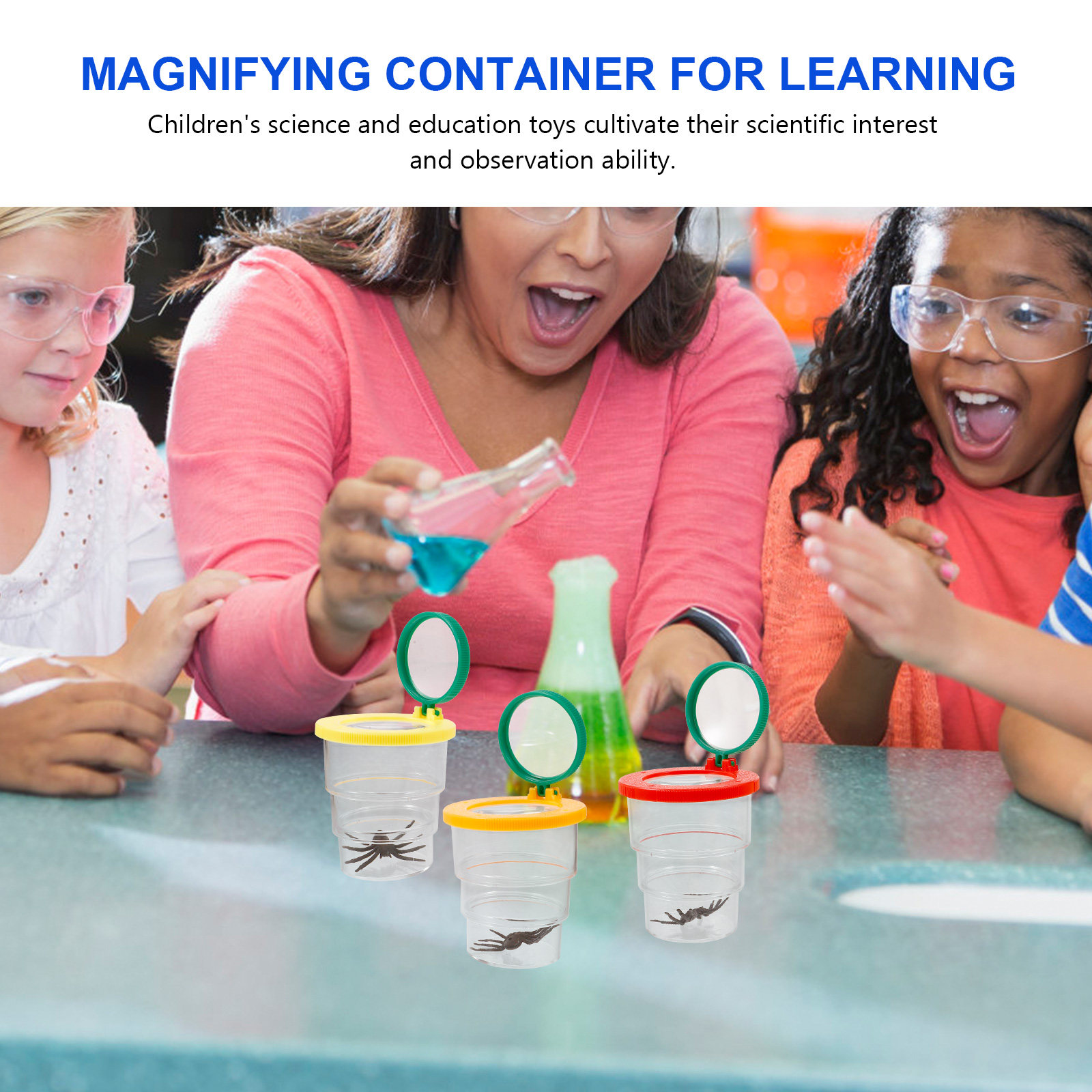 3Pcs Magnifying Insect Observa - Science Toy incelemesi ve fiyatı