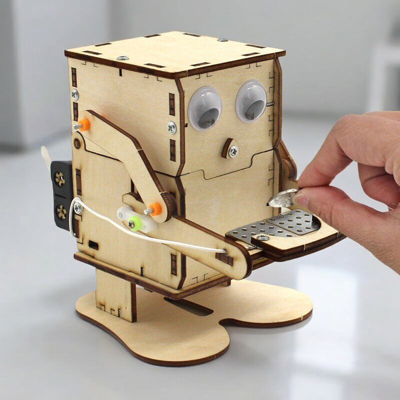 Wooden Assemble DIY Robot Eati - Science Diy Model incelemesi ve fiyatı