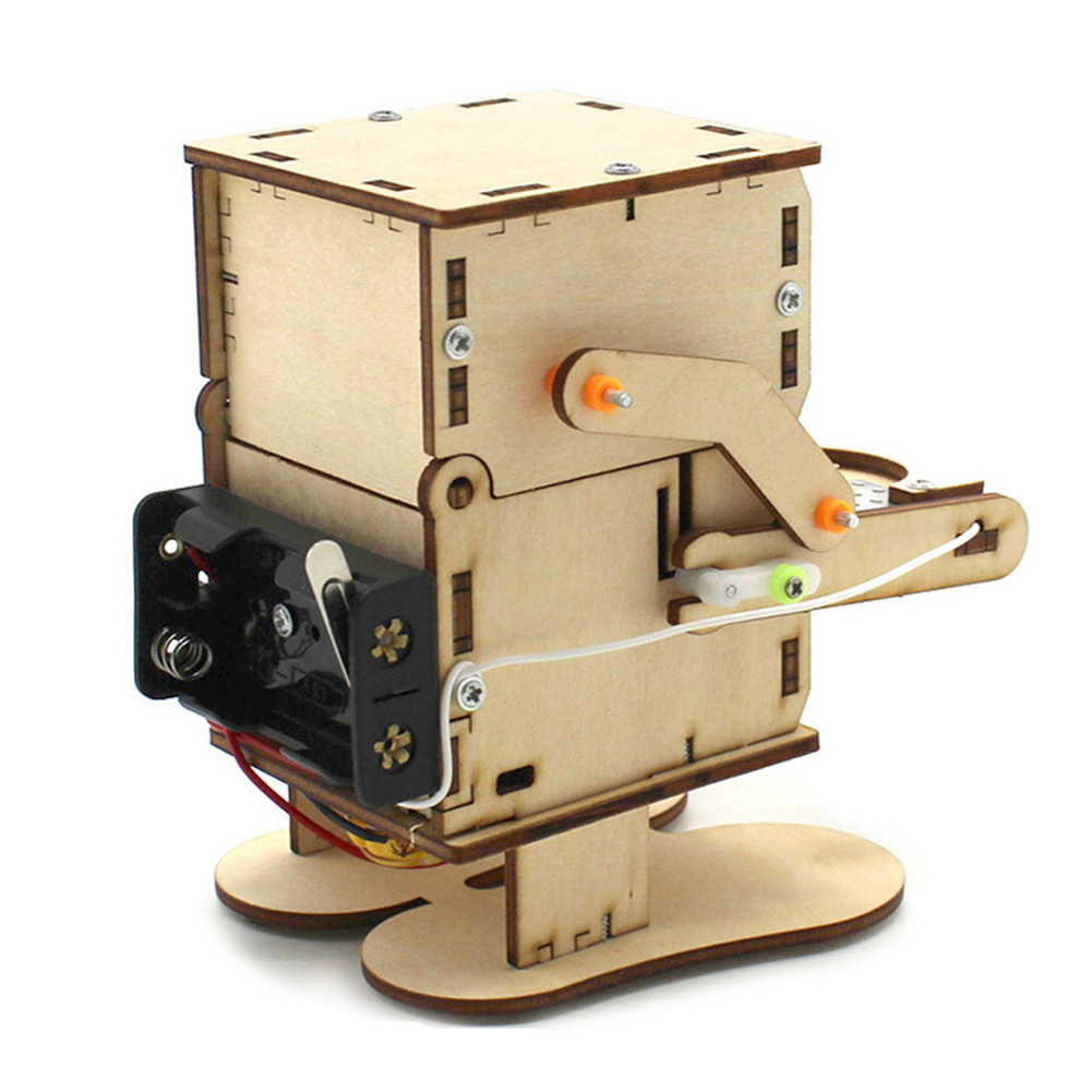 Wooden Assemble DIY Robot Eati - Science Diy Model incelemesi ve fiyatı