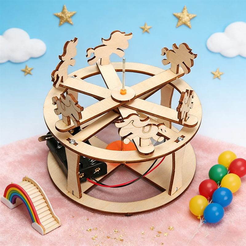 HUAHUABuild Your Own Carousel  - Science Toys Diy incelemesi ve fiyatı