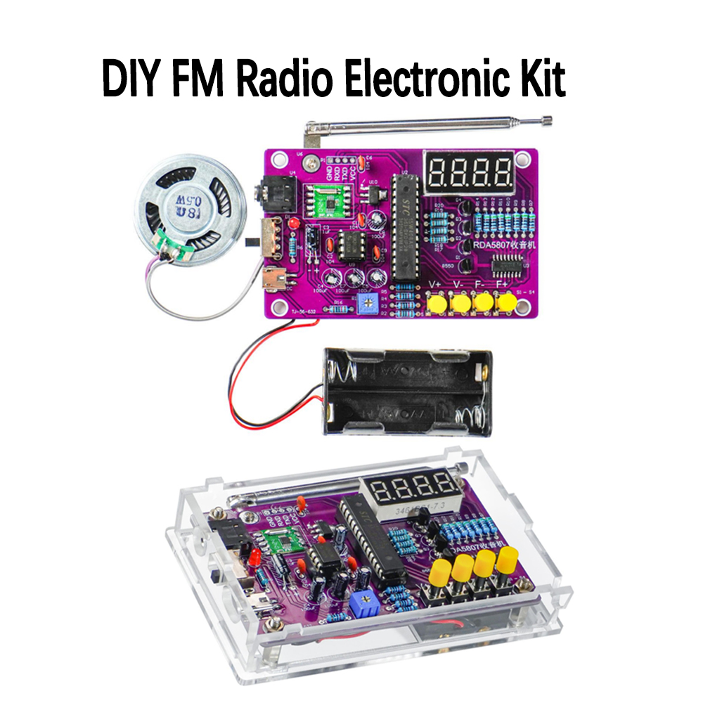 DIY FM Radio Electronic Kit 87 - Science Project Kit incelemesi ve fiyatı