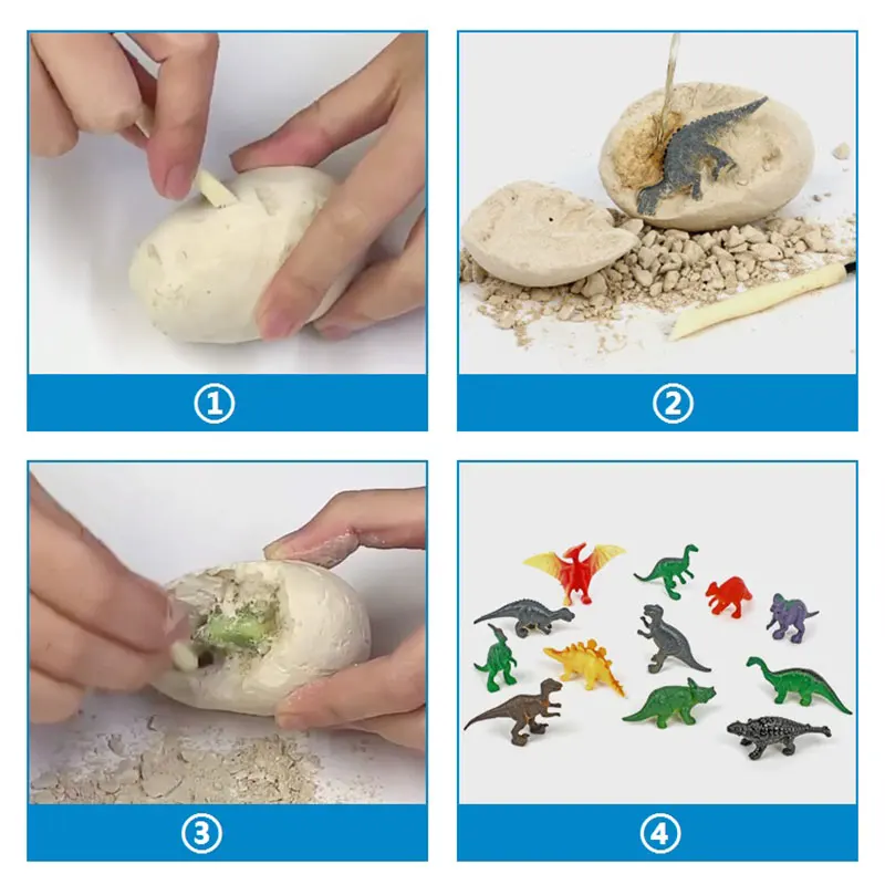 12PCS Archeological Dinosaur E - Science Toy incelemesi ve fiyatı