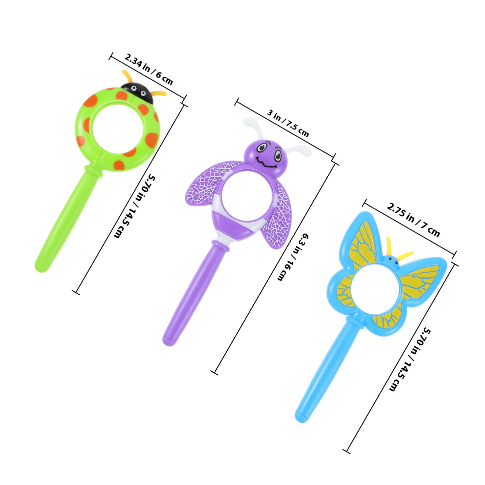3Pcs Kids Handheld Magnifying  - Science Toy incelemesi ve fiyatı