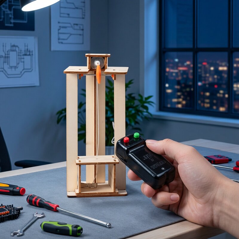 DIY Electric Elevator Lift Mod - Science Diy Model incelemesi ve fiyatı