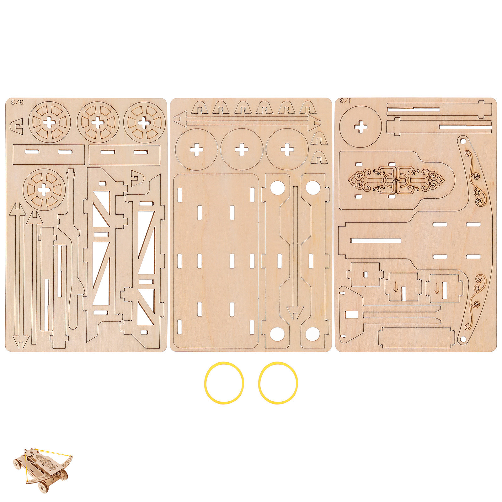 1Set Catapult Chariot Wooden D - Science Toy incelemesi ve fiyatı
