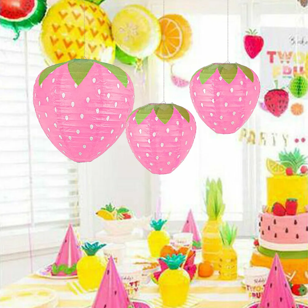Pink Strawberry Paper Lantern  - Science Of Happiness incelemesi ve fiyatı
