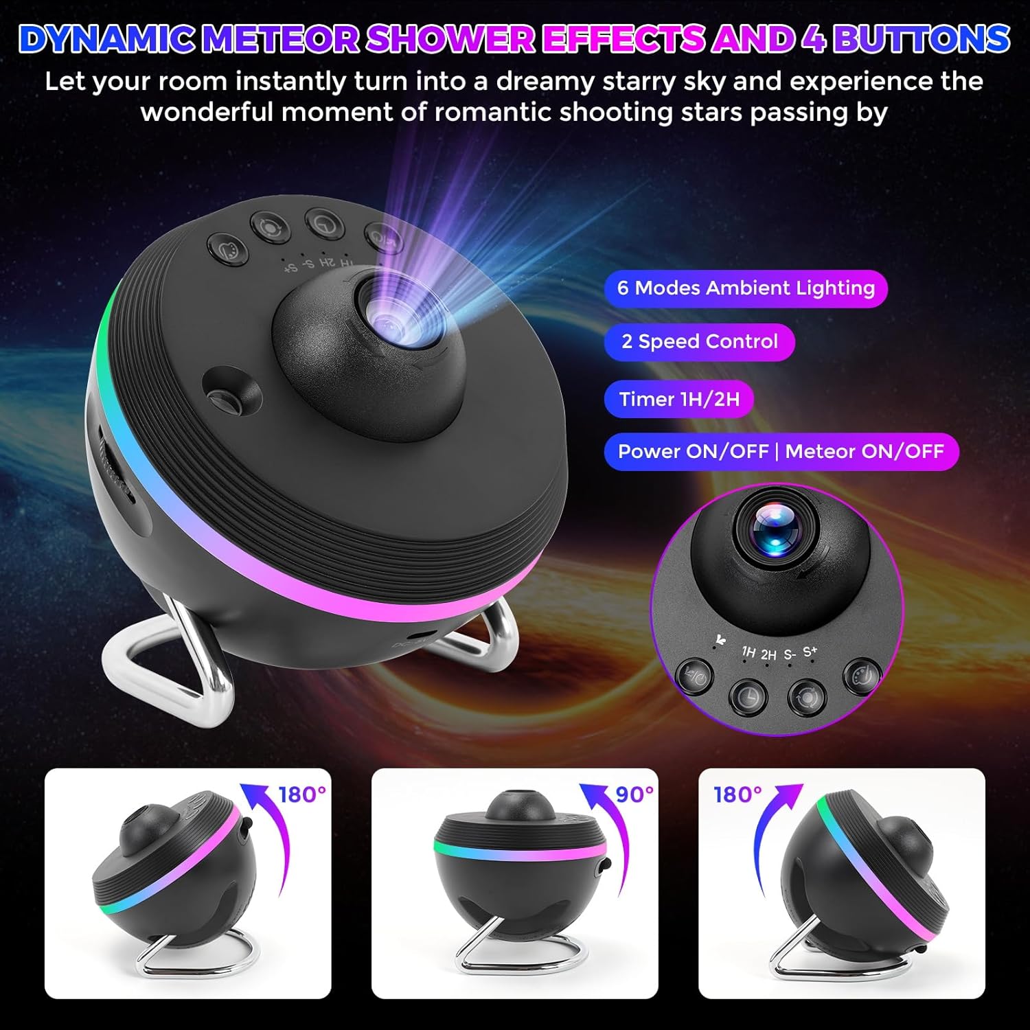 Galaxy Meteor Projector Night  - Planetarium Projector Home incelemesi ve fiyatı