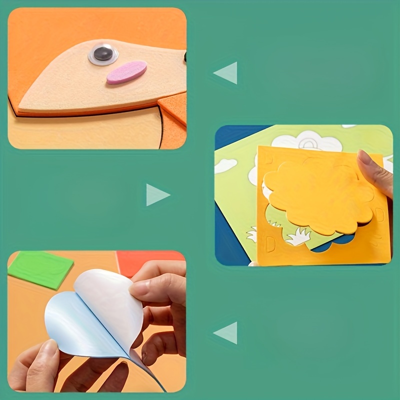 3D Stickers for Kids, Disposab - Science Toys Diy incelemesi ve fiyatı