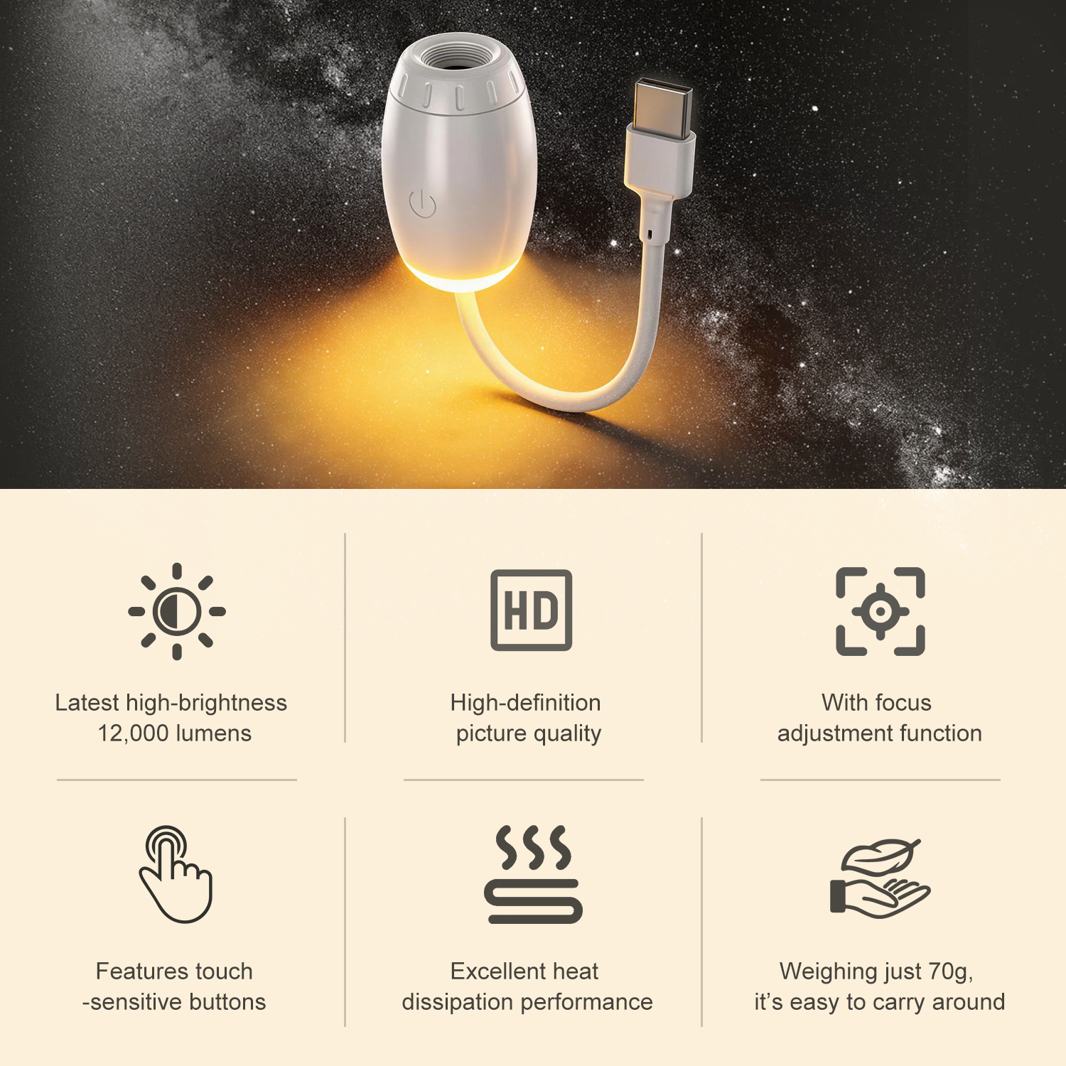 Mini Galaxy Star Projector Two - Planetarium Projector Home incelemesi ve fiyatı
