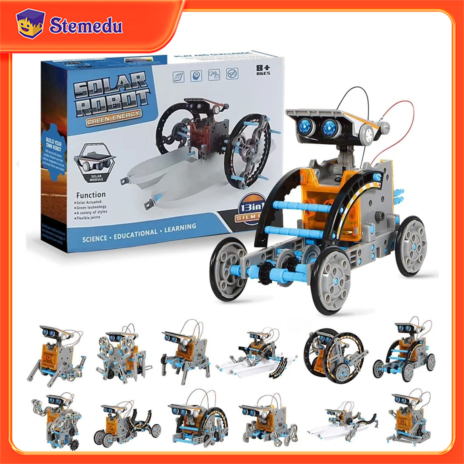 13 in 1 Solar Powered Robot Sc - Science Toys Diy incelemesi ve fiyatı