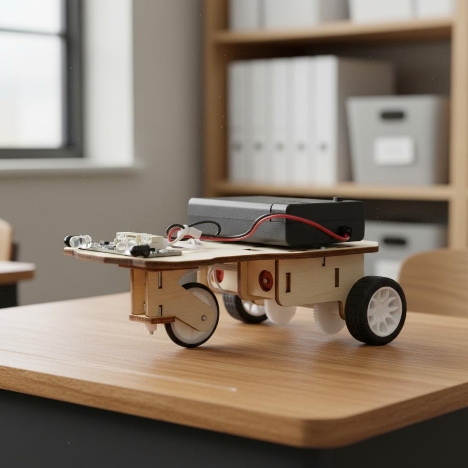 Wooden Intelligent Vehicle Kit - Science Robot incelemesi ve fiyatı